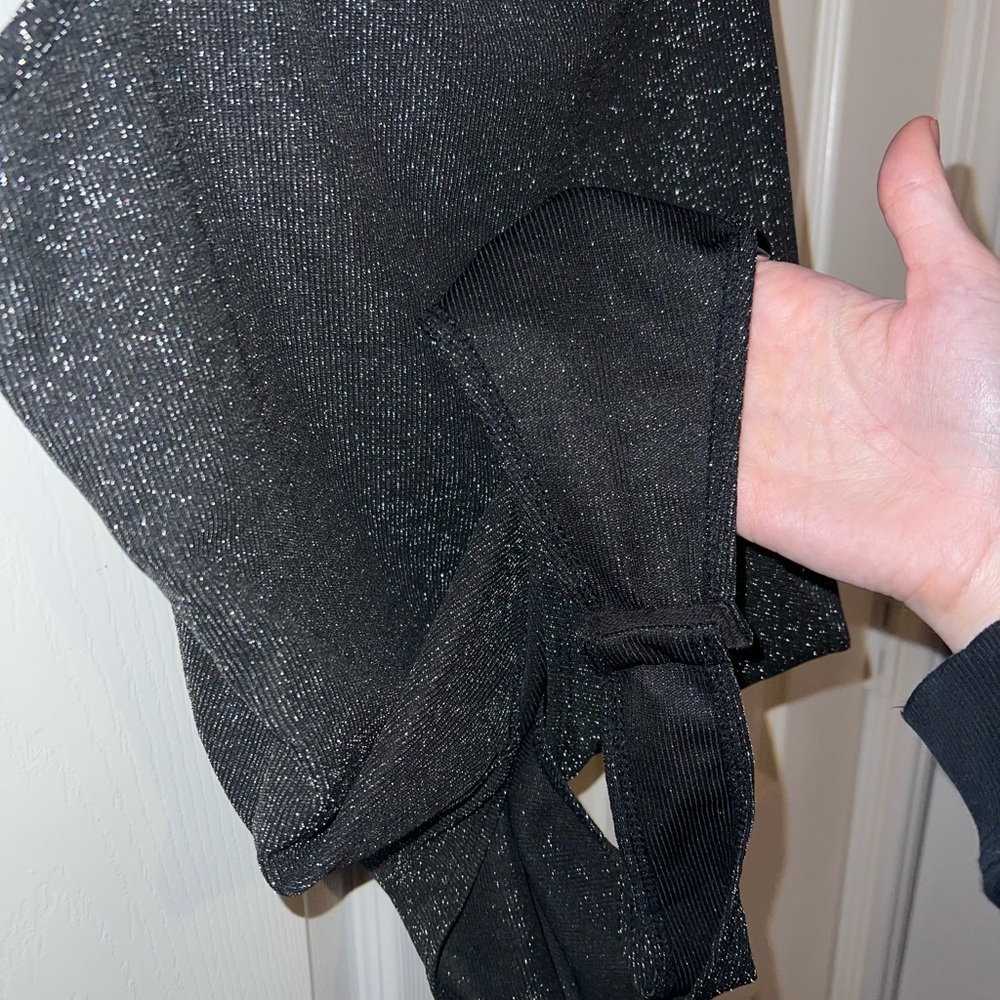 Sparkling Black Womens Bodysuit - Picture 5 of 5